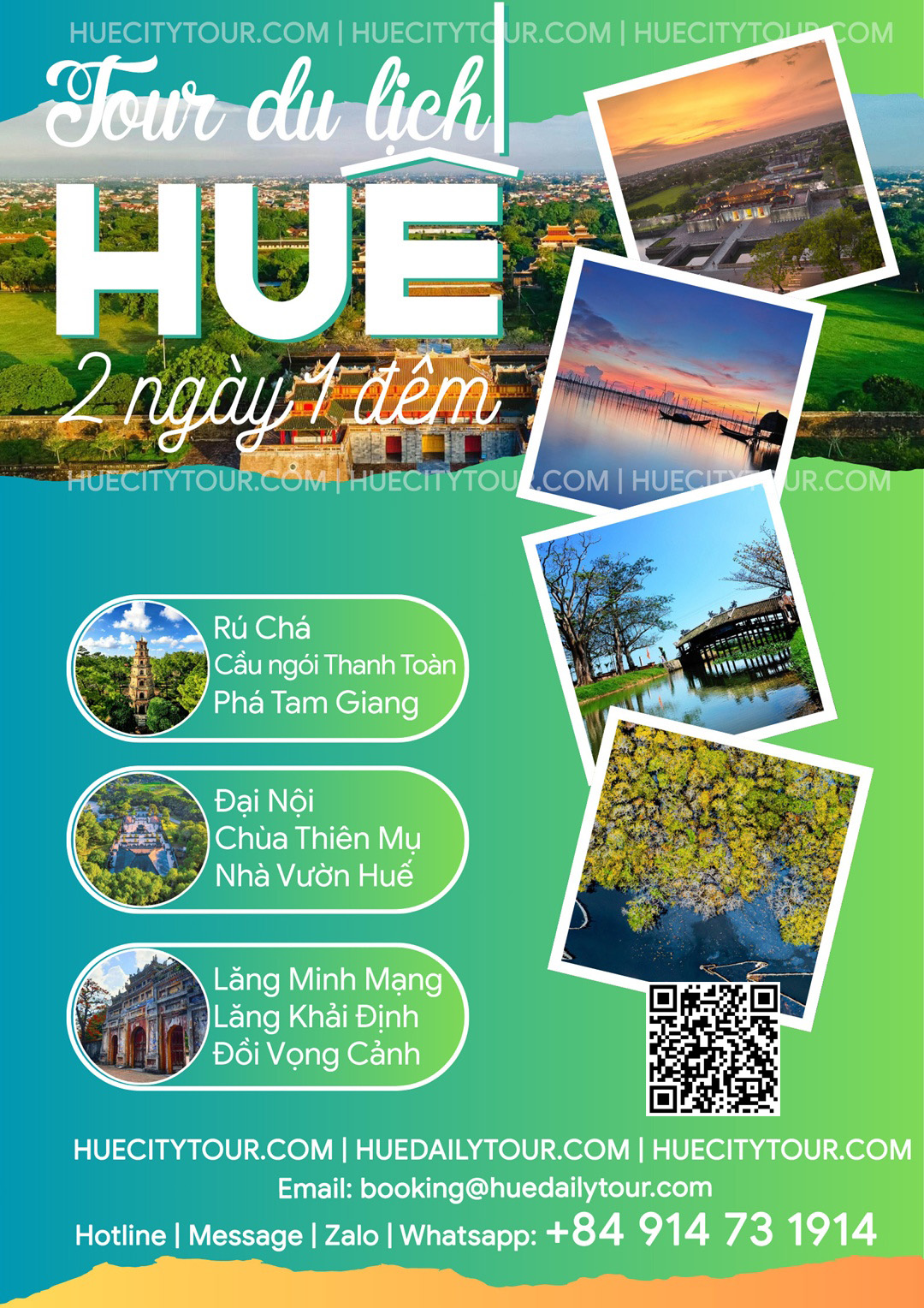 Tour du lịch Huế 2 ngày 1 đêm